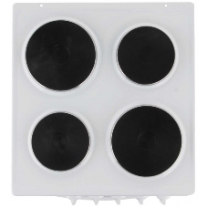 Плита электрическая Flama AE 1402 W белый, конфорок 4 шт, духовка 50 л, 50 см x 85 см x 60 см