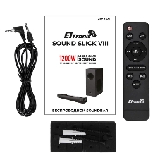 Акустическая система ELTRONIC Саундбар SOUND SLICK 8 (20-11) черный