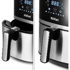 Аэрогриль Kitfort КТ-2221 черный, 1500 Вт, 3.3 л, сенсор, 8 программ
