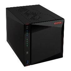 Сетевой накопитель ASUSTOR AS5404T 2-Bay NAS/Media player/Intel Celeron N5105 2.0GHz up to 2.9GHz, 4Gb SO-DIMM DDR4, noHDD(HDD,SSD),/2x 2,5Gb (LAN)/3xUSB3.2,HDMI; 90IX01R1-BW3S40