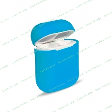 Силиконовый кейс для TWS наушников AirPods, голубой (SBECASE-001S-BU)