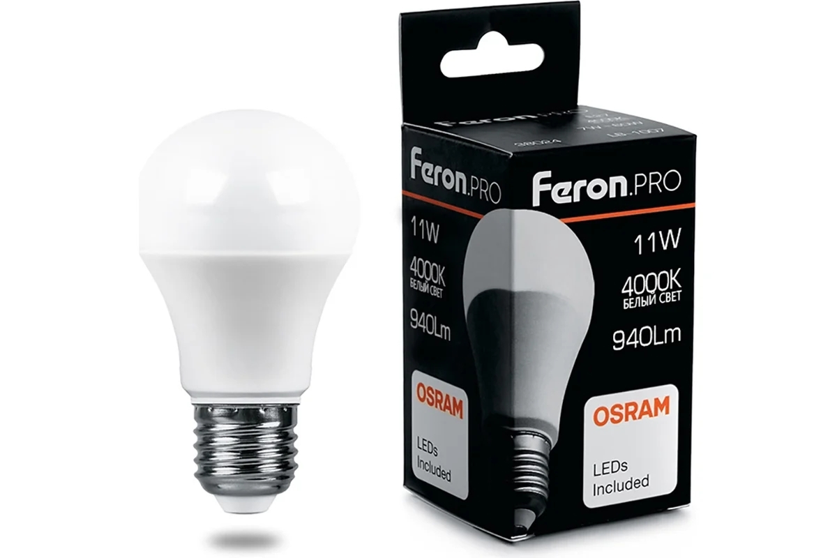 Лампа светодиодная Feron PRO LB-1011 11вт Е27 белый
