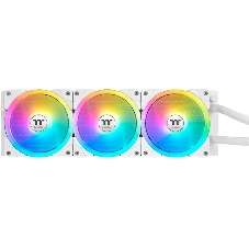 Система жидкостного охлаждения Thermaltake MAGFloe 420 Ultra Snow ARGB Soc-AM5/AM4/1200/1700/1851 белый 4-pin 34.5dB Al+Cu LCD Ret (CL-W452-PL14SW-A)