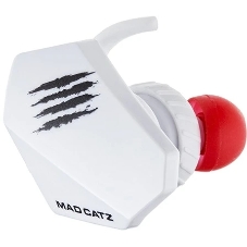 Игровые мобильные наушники белые Mad Catz E.S. PRO+ (3.5 мм jack, 13.5 мм неодимовые магниты, 32 Ом, 20 ~ 20000 Гц, микрофон)