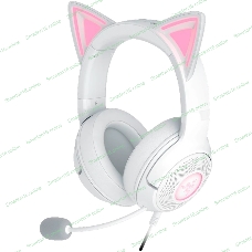 Гарнитура Razer Kraken Kitty V2 Белый, проводная, USB, подсветка
