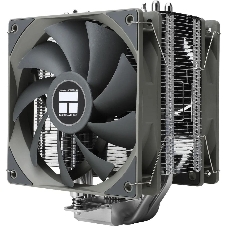 Кулер для процессора Thermalright Assassin Spirit 120 V2 серебристый/черный/серый (4-pin PWM, 154мм, Al/Cu, 4x6мм, 1x120мм, 66.17CFM, 25.6dBA, 1500RPM, S: 1851/1700/1200/115X, AM5/AM4)