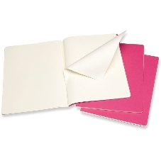 Блокнот Moleskine Cahier Journal, 120 стр, без разлиновки, розовый неон ch023d17