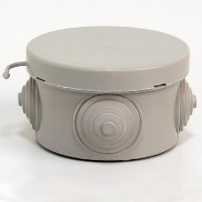 Коробка распределительная TOKOV ELECTRIC ОП 65х40 мм 4 каб. вводов IP54 серый (круг.)
