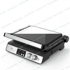 Гриль электрический BQ GR3002 черный/стальной. Мощность:2000 Вт/STONE Non-Stick Мраморное антипригарное покрытие/Съемные панели легкая очистка/3 в 1 гриль, барбекю, духовка/ГРИЛЬ жарьте стейки и бифштексы ребрышки и крылышки/БАРБЕКЮ обжаривайте ломтики мяса, птицы и овощей на открытых панелях/ДУХОВКА запекайте мясо и овощи, готовьте торты и бисквиты, используя форму из фольги или противень/Электронное управление/