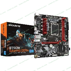 Материнская плата Gigabyte B760M GAMING DDR4, LGA 1700, Intel B760, 2xDDR4, 4xSATA, 2xM.2, 1xPCIe 4.0 x16, 1xPCIe x1, 1xHDMI, 1xDP, 1xVGA, 1x 2.5Gb LAN, 2xUSB-A 2.0, 3xUSB-A 3.2 Gen 1, 1xUSB-C 3.2 Gen 1, 3x3.5 мм, 7.1, mATX