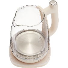 Чайник электрический Vitek VT-WK1072 1.7л. 1800Вт слоновая кость корпус: стекло