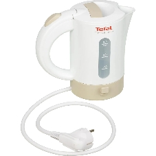 Электрочайник Tefal KO120130 белый/бежевый, 0.5 л, 650 Вт, скрытый нагревательный элемент