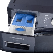 Стиральная машина Maunfeld MFWM1410SB02 темно-серебристый, загрузка фронтальная 10 кг, 1400 об/мин., класс: А+++