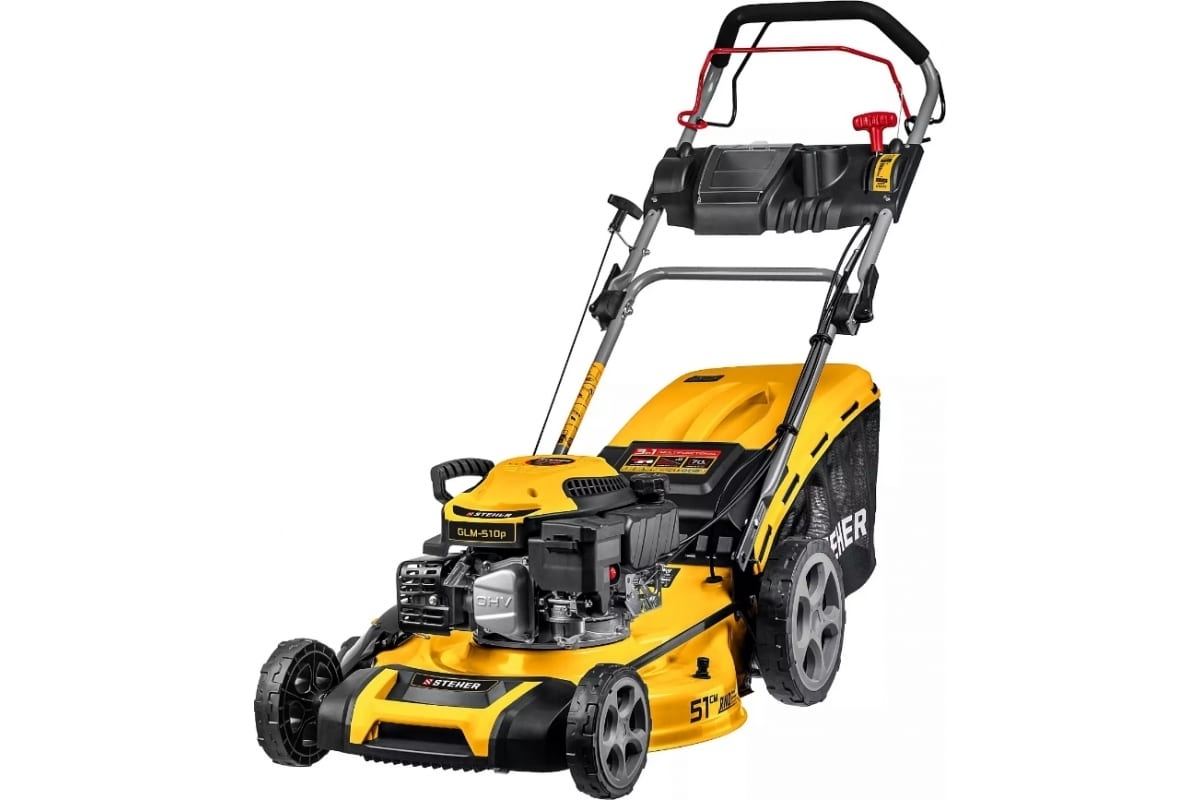 Газонокосилка бензиновая STEHER GLM-510p, 6,5 л.с.