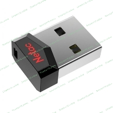 Флешка USB Netac UM81 (NT03UM81N-004G-20BK), 4Gb, USB 2.0, R/W 30/10, черный/красный