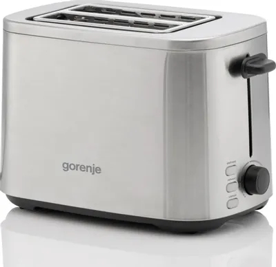 Тостер Gorenje T800DS нержавеющая сталь, 800 Вт, 2 слота