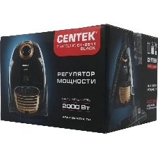 Пылесос Centek CT-2511 черный/желтый, 400/2000 Вт, уборка сухая, пылесборник мешок 2 л