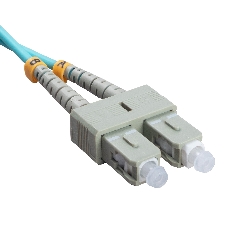 Патч-корд оптический Cabeus FOP-50-SC-SC-1m duplex SC-SC 50/125 мм OM3 1м LSZH