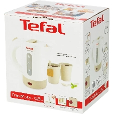 Электрочайник Tefal KO120130 белый/бежевый, 0.5 л, 650 Вт, скрытый нагревательный элемент