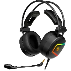 Гарнитура Bloody MC750 чёрный, проводная, USB, подсветка