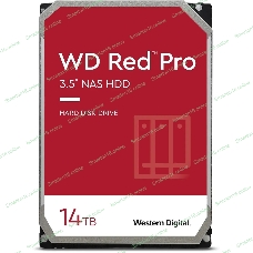 Жесткий диск WD SATA-III 14Tb WD142KFGX NAS Red Pro (7200rpm) 512Mb 3.5