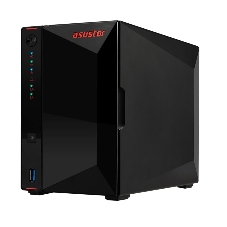Сетевой накопитель ASUSTOR AS5402T 2-Bay NAS/Media player/Intel Celeron N5105 2.0GHz up to 2.9GHz, 4Gb SO-DIMM DDR4, noHDD(HDD,SSD),/2x 2,5Gb (LAN)/3xUSB3.2,HDMI; 90IX01R1-BW3S20