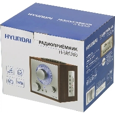 Радиоприемник настольный Hyundai H-SRS200 вишня USB SD/MMC