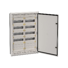 Корпус металлический IEK TITAN 5 ЩРв-120 (2х60) 880х625х130мм IP31 серый (одна дверь)