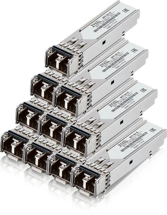 Трансивер Zyxel SFP-SX-E (pack of 10 pcs), multi mode, SFP, LC, 850nm, 550 m
