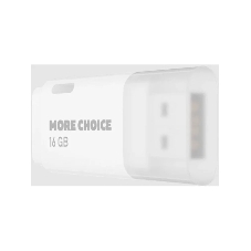 Флешка USB More Choice MF16 white (4610196405136), 16Gb, USB 2.0, R/W 15/6, белый