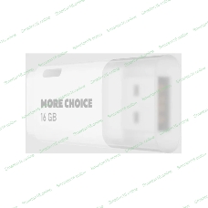 Флешка USB More Choice MF16 white (4610196405136), 16Gb, USB 2.0, R/W 15/6, белый