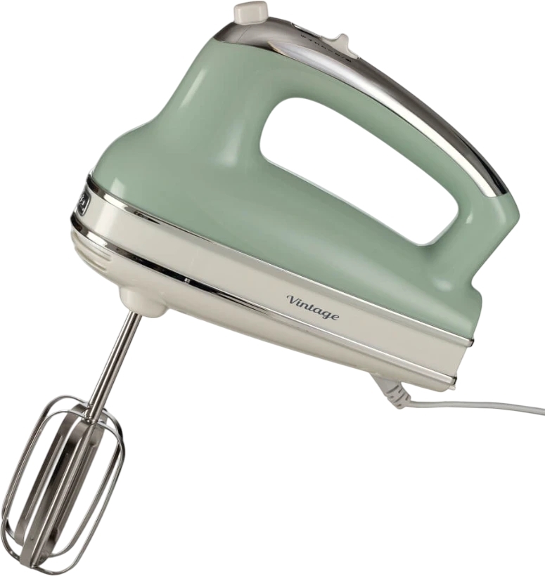 Миксер Ariete 00C154804AR0 Vintage зеленый, ручной, 450 Вт, 5 скоростей