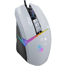 Мышь проводная A4Tech Bloody W60 Max белый, 10000 dpi, USB, кнопки - 10