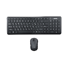 Комплект клавиатура+мышь Gembird KBS-9200 беспроводной, USB, 1000 DPI, чёрный