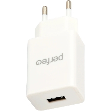 Сетевое зарядное устройство PERFEO с разъемом USB, 1А, белый (I4656)