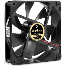 Вентилятор корпусной ExeGate ExtraSilent ES14025S2P, 140 мм, 1000 об/мин, 22 дБ, 2-pin, без подсветки