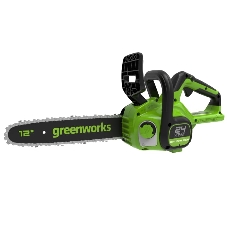 Цепная пила аккумуляторная GreenWorks GD24CS30K2, 24V, 30см, бесщеточная, c АКБ 2 А·ч и ЗУ (2007007UA)