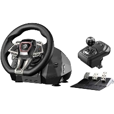 Руль Mad Catz M.2.X. PRO (USB, вибрация, 3 педали, рычаг переключения, D-Pad)