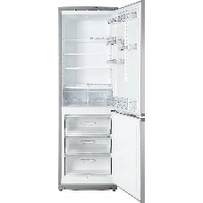 Холодильник Atlant ХМ-6021-080 серебристый двухкамерный 225/101л морозилка снизу