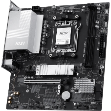 Материнская плата MSI PRO B850M-B GEN4, AM5, AMD B850, 2xDDR5 (до 128 ГБ), 4xSATA, 2xM.2 (1xPCIe 5.0, 1xPCIe 4.0), 1xPCIe 4.0 x16, 1xPCIe x1, 1xHDMI, 1xDP, 1x2.5Gb LAN, 1xUSB-C 5Gbps, 3xUSB-A 5Gbps, 2xUSB-A 2.0, 3x3.5 мм, 7.1, чёрный/серебристый, mATX