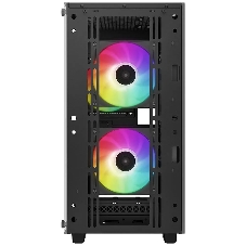 Компьютерный корпус DeepCool CC360 ARGb (R-CC360-BKAPM3-G-1) (mATX, без БП, 2xUSB, с окном)