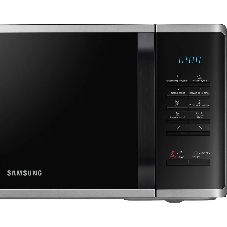 Микроволновая печь Samsung MS23K3513AS/BW серебристый/черный, 23 л, 800 Вт, переключатели - кнопки