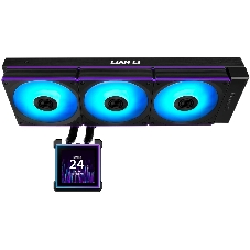 Система водяного охлаждения Lian-Li HydroShift II LCD-S 360CL ARGB Soc-AM5/AM4/1700/1851 черный 4-pin 30dB Al+Cu LCD Ret (G89.GHS2LCDS36CB.R0)
