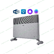 Конвектор электрический Ballu Apollo digital INVERTER Moon Gray BEC/ATI-2001 серый, 2000 Вт, 25 м2, термостат, дисплей, WiFi