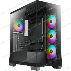Компьютерный корпус Azza COVE черный без БП ATX 6x120мм 2x140мм 1xUSB 2.0 1xUSB 3.0 audio bott PSU