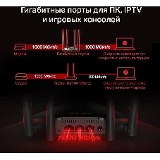 Wi-Fi роутер MERCUSYS MR30G, Wi-Fi 5, AC1200, 2.4/5ГГц, 2 LAN, черный