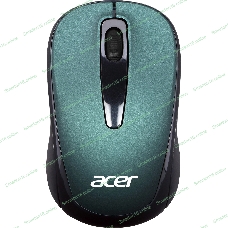 Мышь беспроводная Acer OMR135 зеленый, 1000 dpi, радиоканал, USB, кнопки - 3