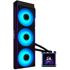 Система водяного охлаждения Lian-Li HydroShift II LCD-S 360CL ARGB Soc-AM5/AM4/1700/1851 черный 4-pin 30dB Al+Cu LCD Ret (G89.GHS2LCDS36CB.R0)