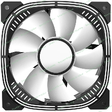 Вентилятор для корпуса Alseye Luna-120-B-R черный, 120 мм, 1800 об/мин, 30 дБ, 4 pin