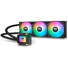 Система жидкостного охлаждения Thermaltake LA360 ARGB Soc-AM5/AM4/1200/1700/1851 черный 4-pin 38.35dB Al+Cu Ret (CL-W459-PL12SW-A)